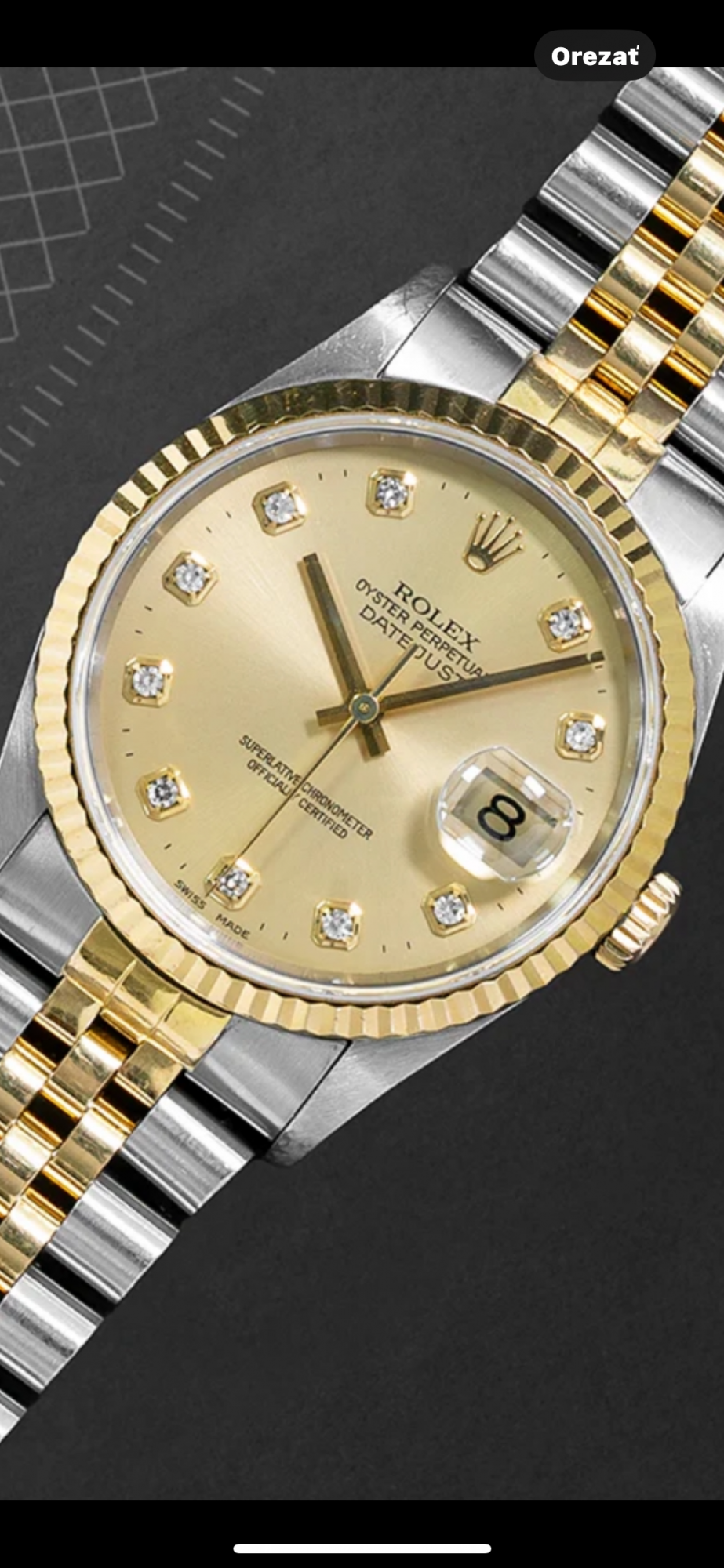 Rolex Datejust 36 bicolor hodiny