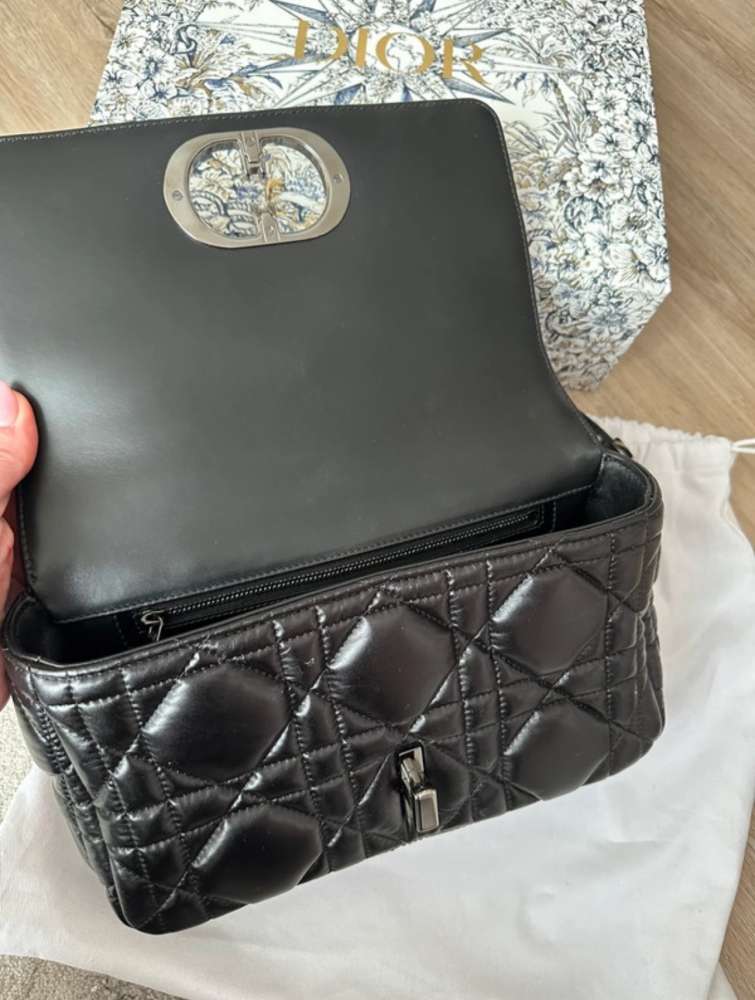 Dior Caro bag calfskin, vel. medium