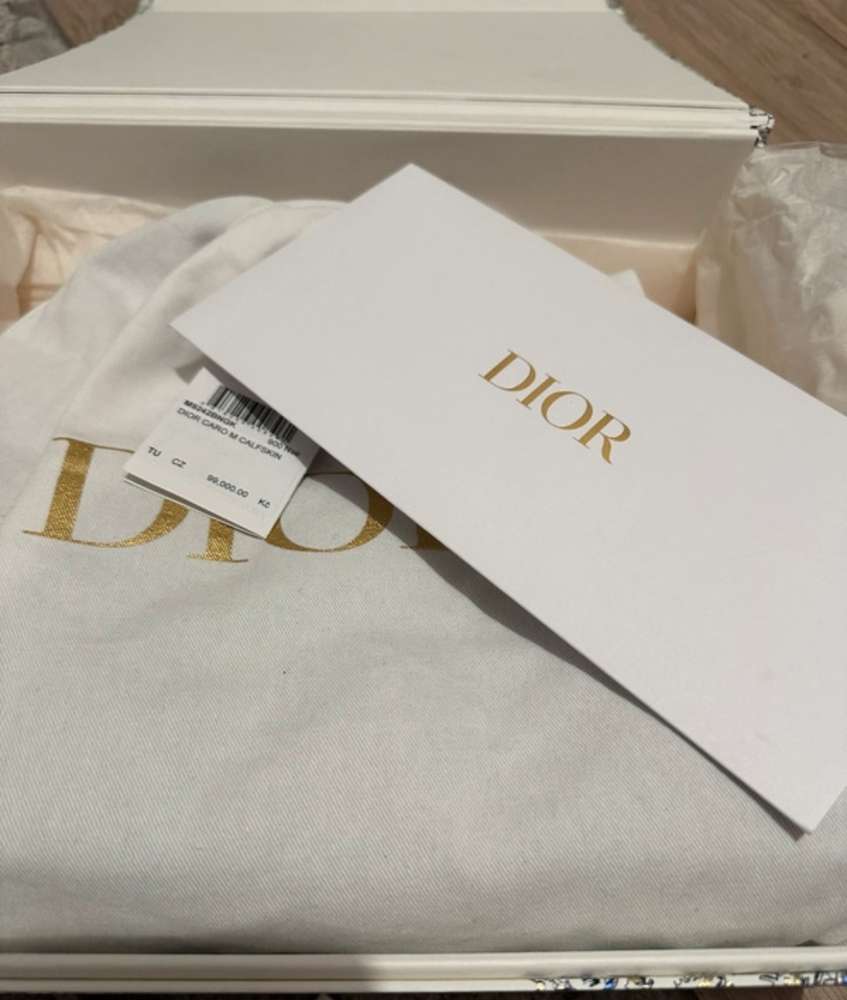 Dior Caro bag calfskin, vel. medium
