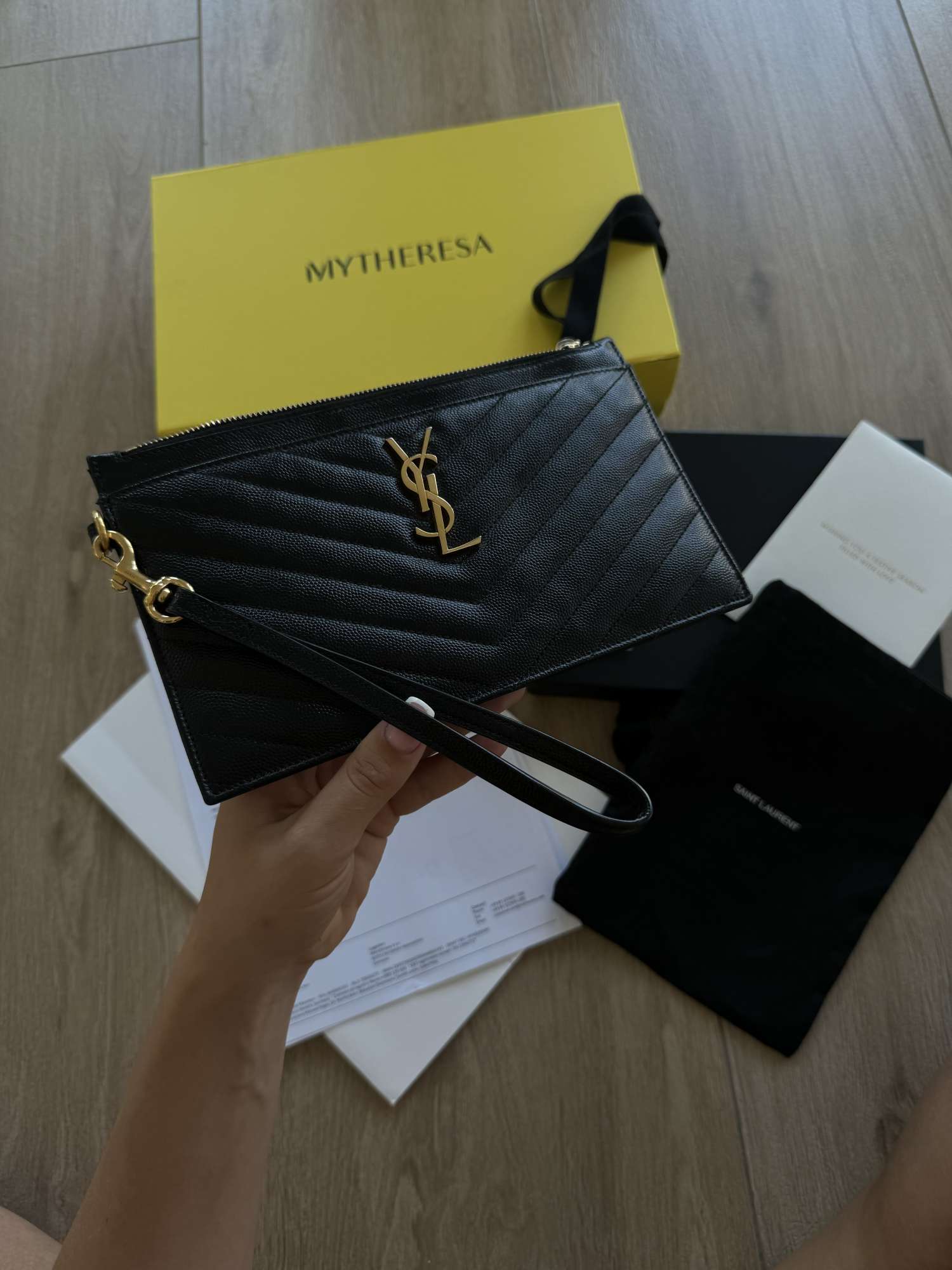 YSL Yves Saint Laurent clutch/kabelka