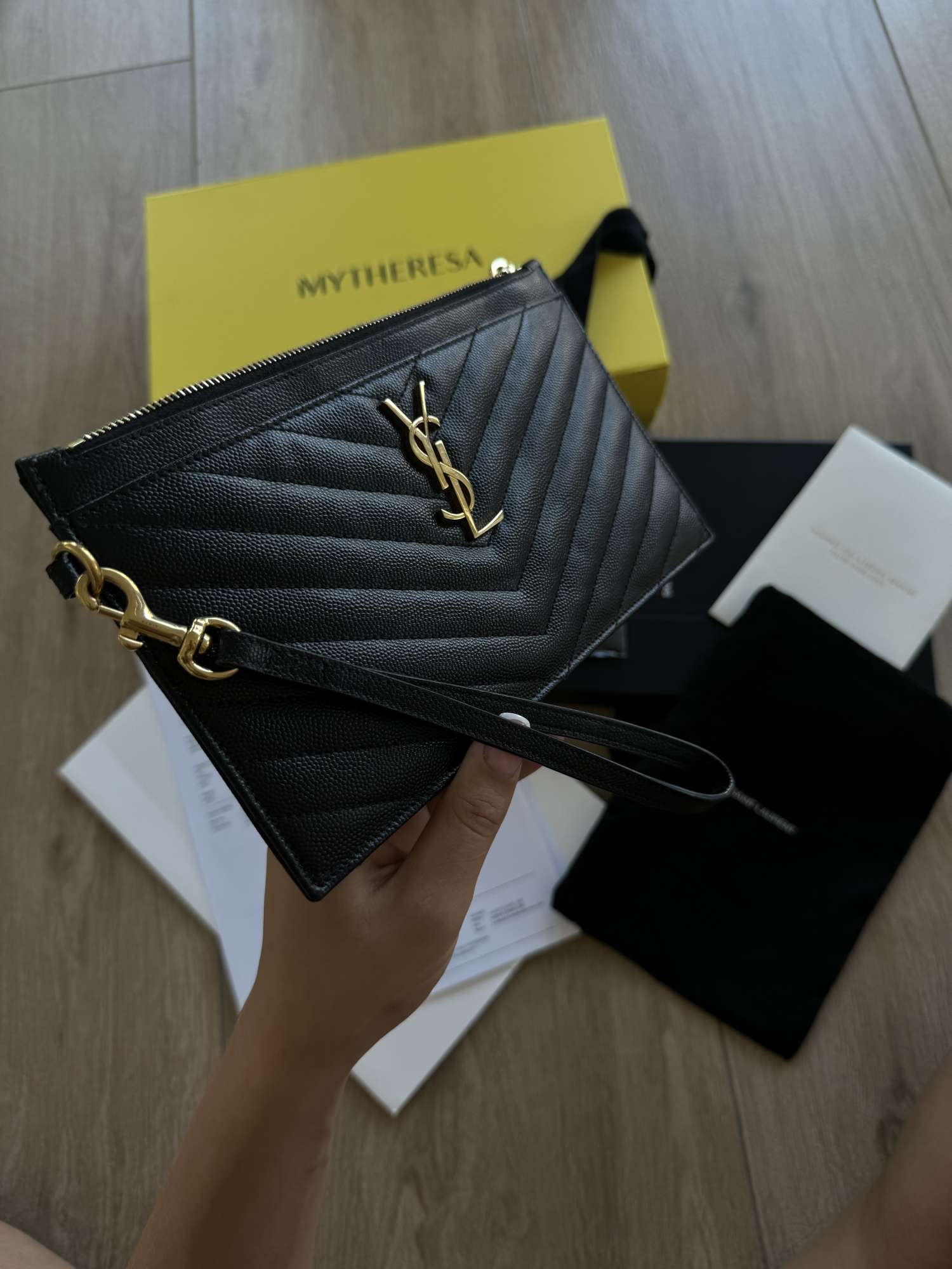 YSL Yves Saint Laurent clutch/kabelka