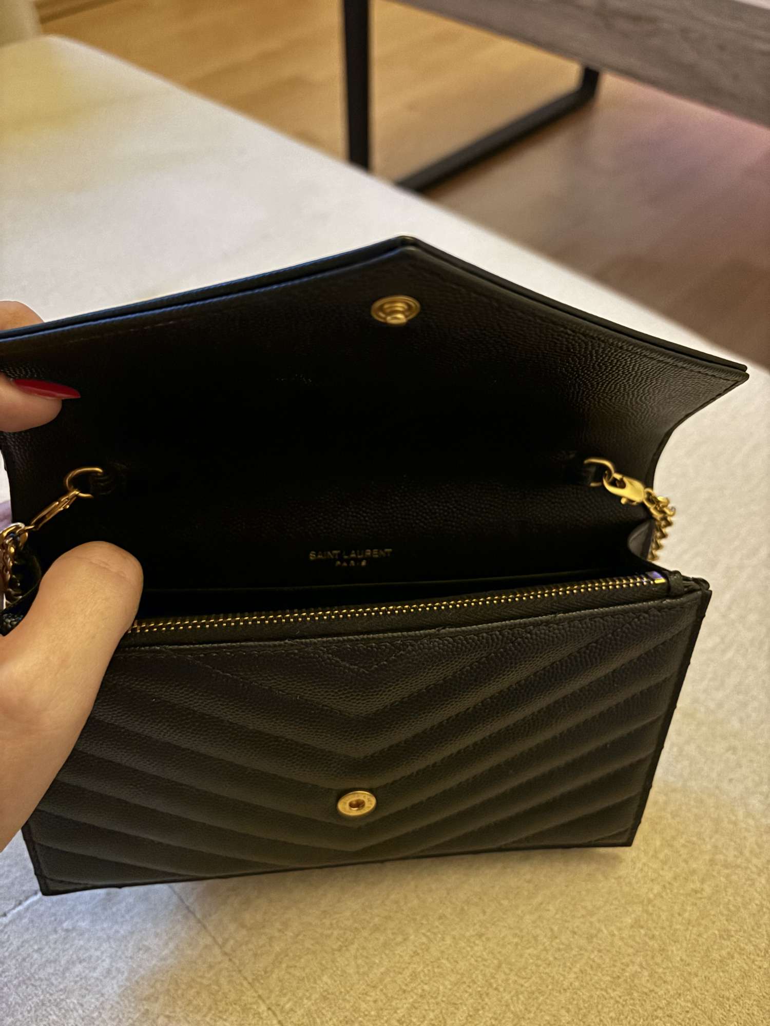 YSL Envelope Chain Wallet