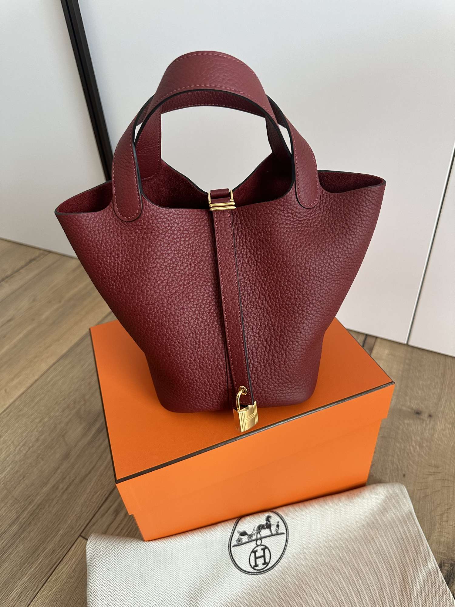 Hermes Picotin 18 Rouge H