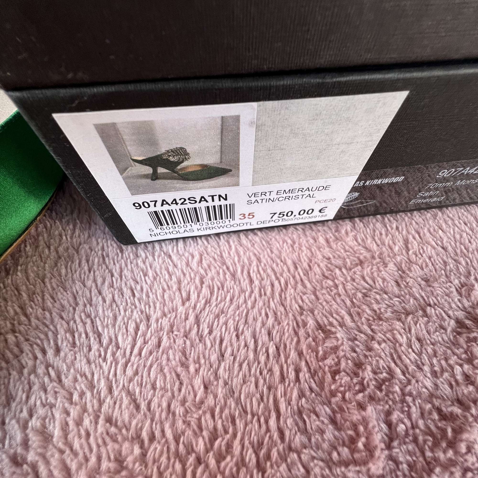 Nicholas Kirkwood Monstera mules 70mm