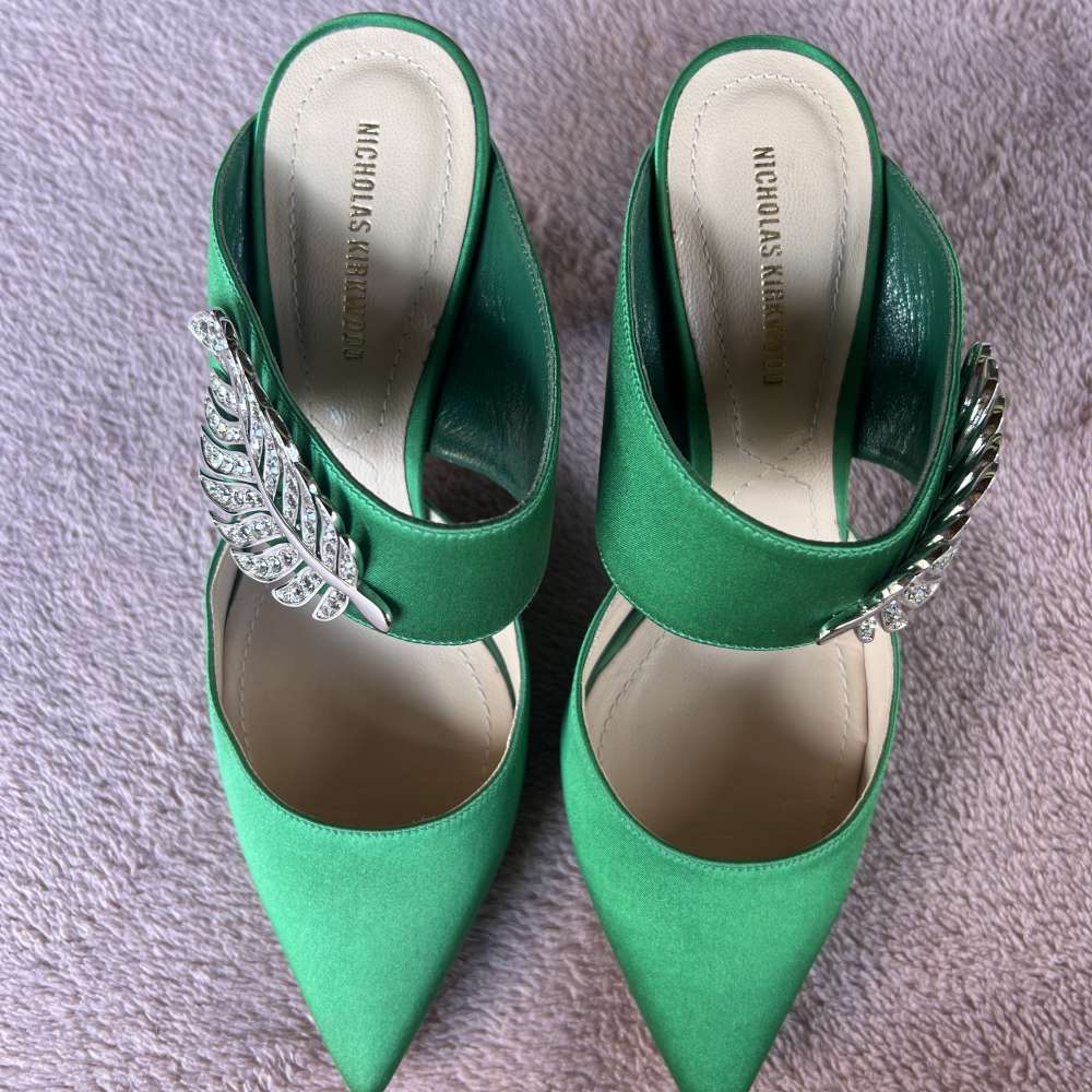 Nicholas Kirkwood Monstera mules 70mm