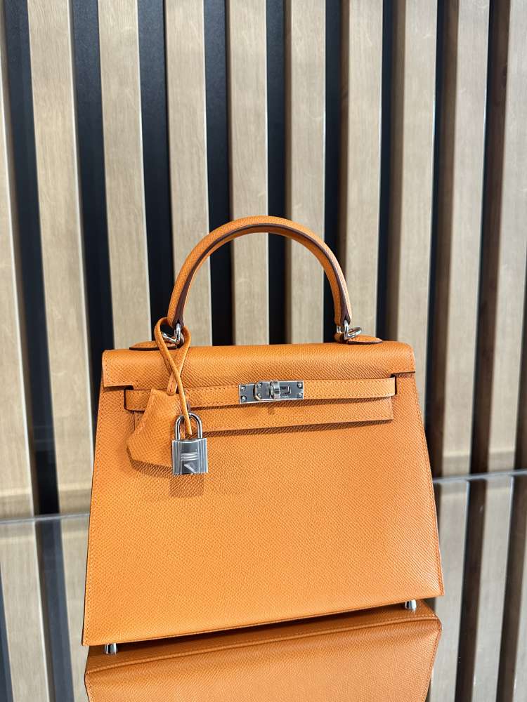 Hermes Kelly 25 Orange