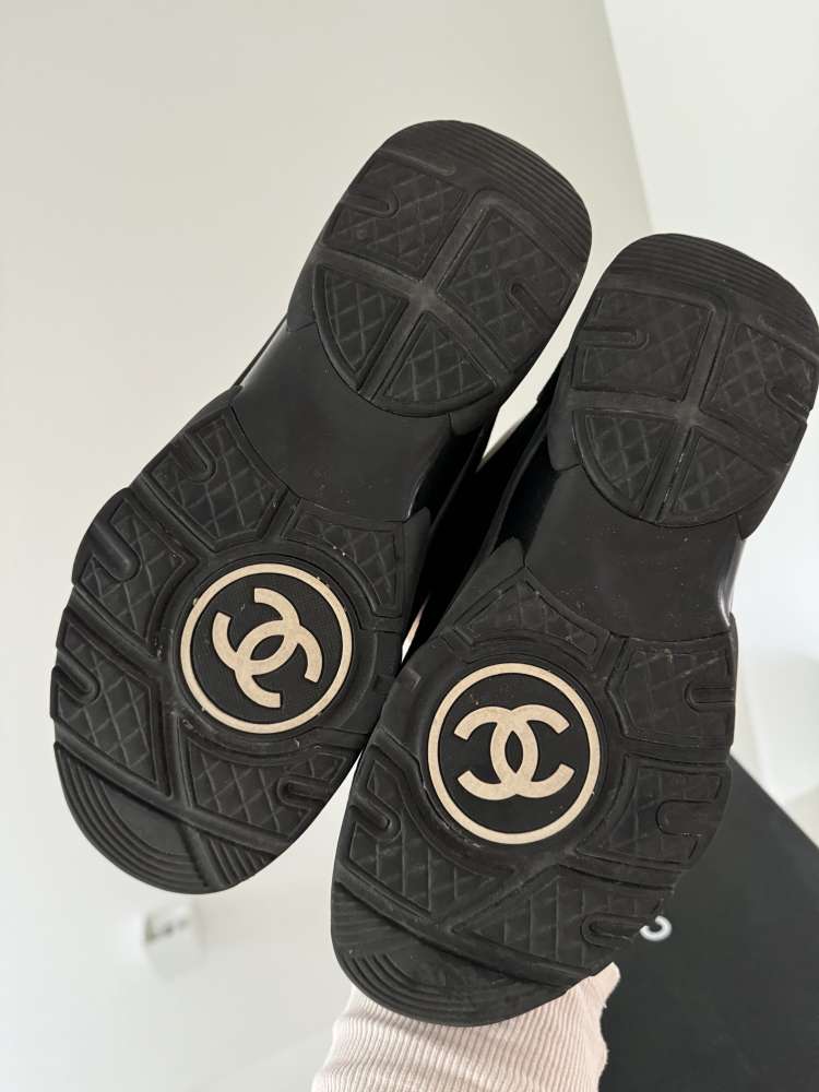 Chanel tenisky Mesh, Suede Calfskin &amp; Grained Calfskin 39