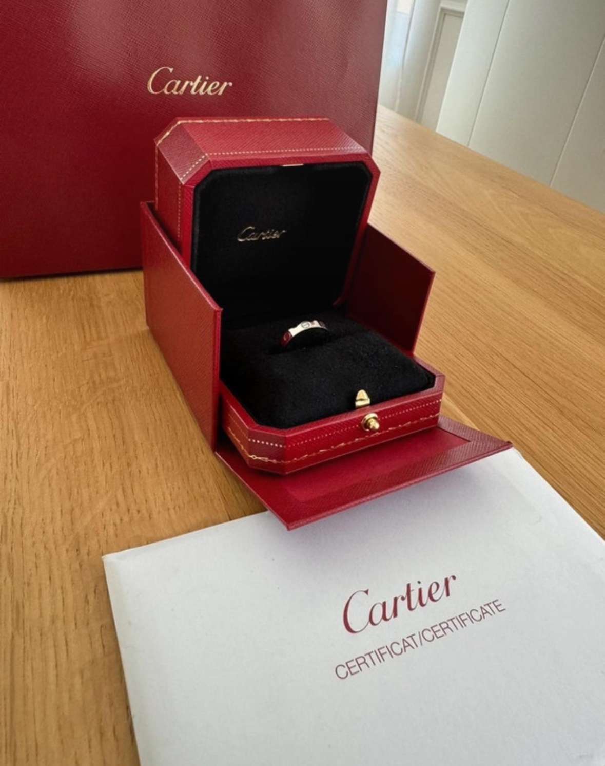 Cartier Love prsteň