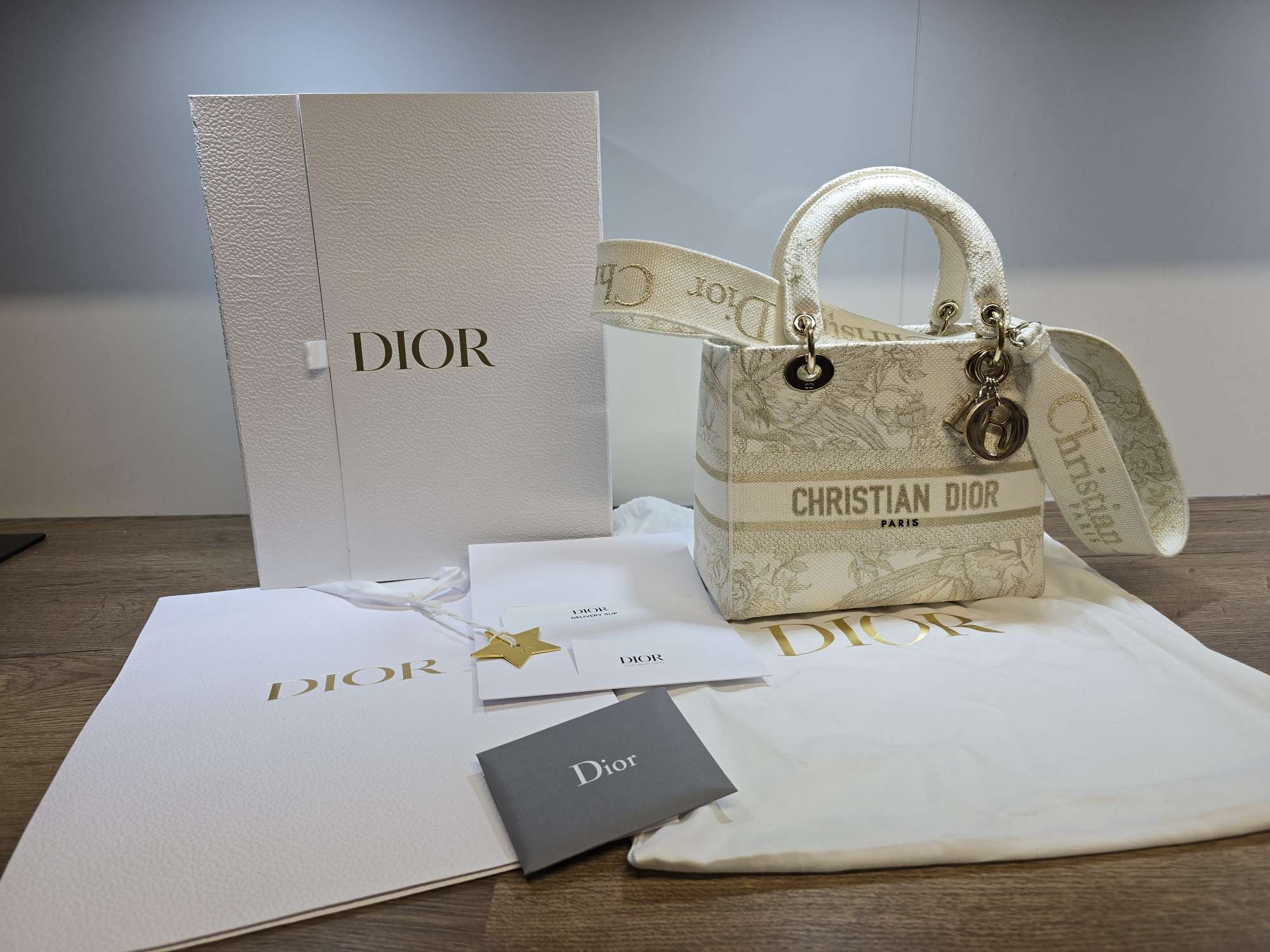 Christian Dior White/Gold limited edition