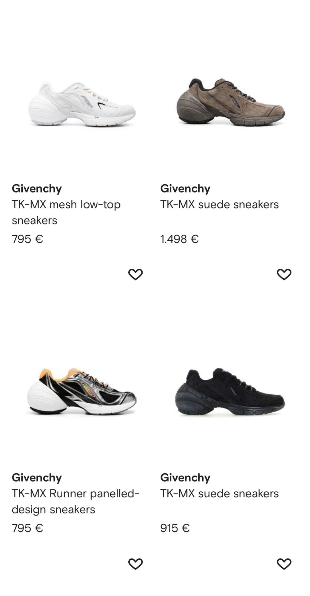 Givenchy TK-MX runner