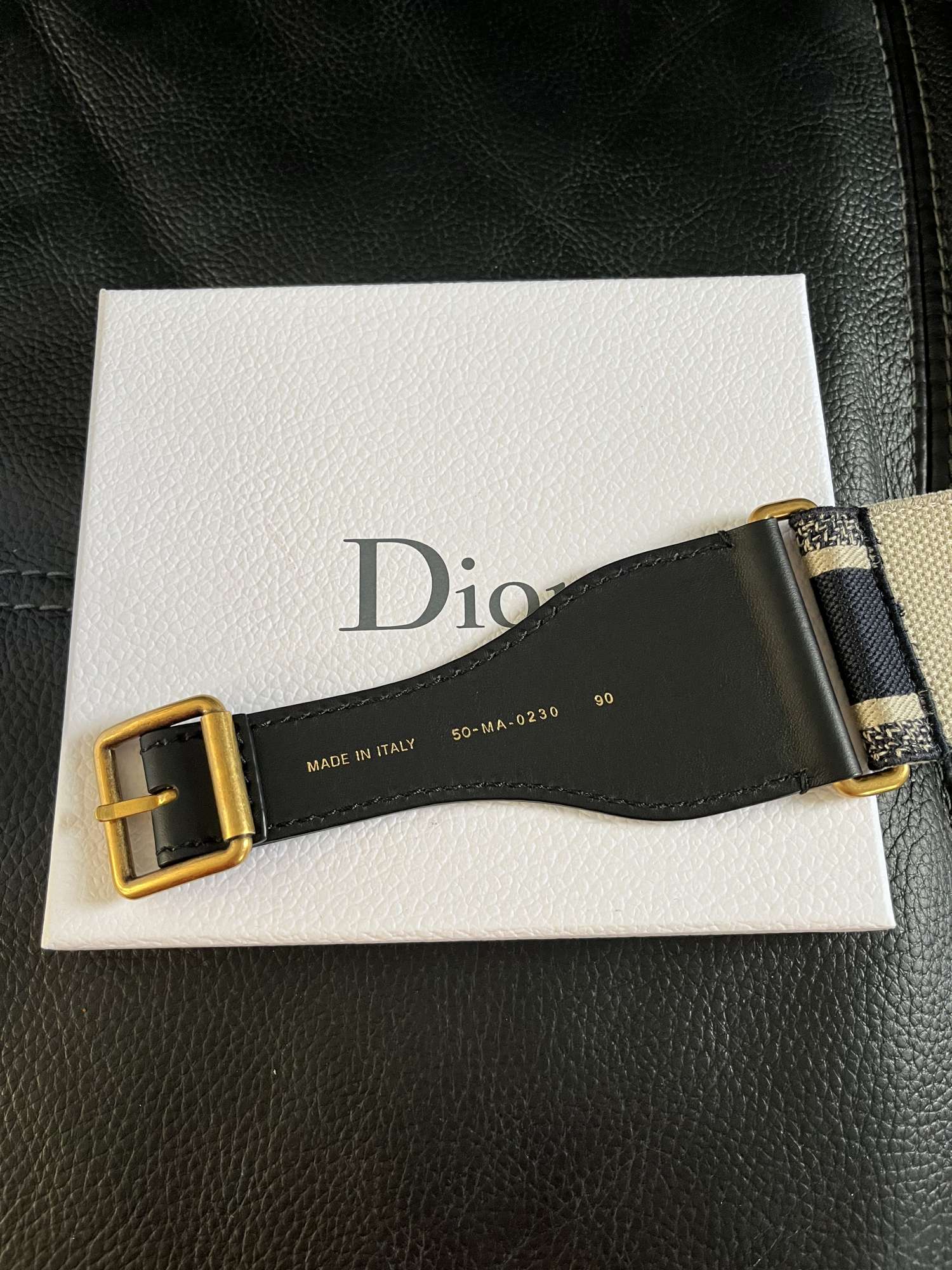 Dior Saddle Belt vel.90