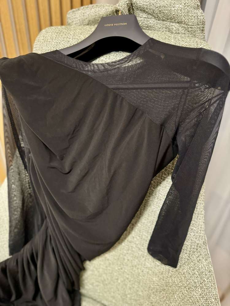 ČIerne šaty Norma Kamali