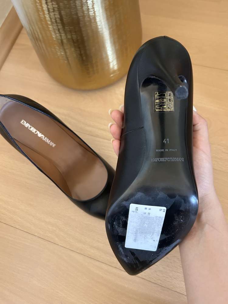 Čierne lodičky Emporio Armani