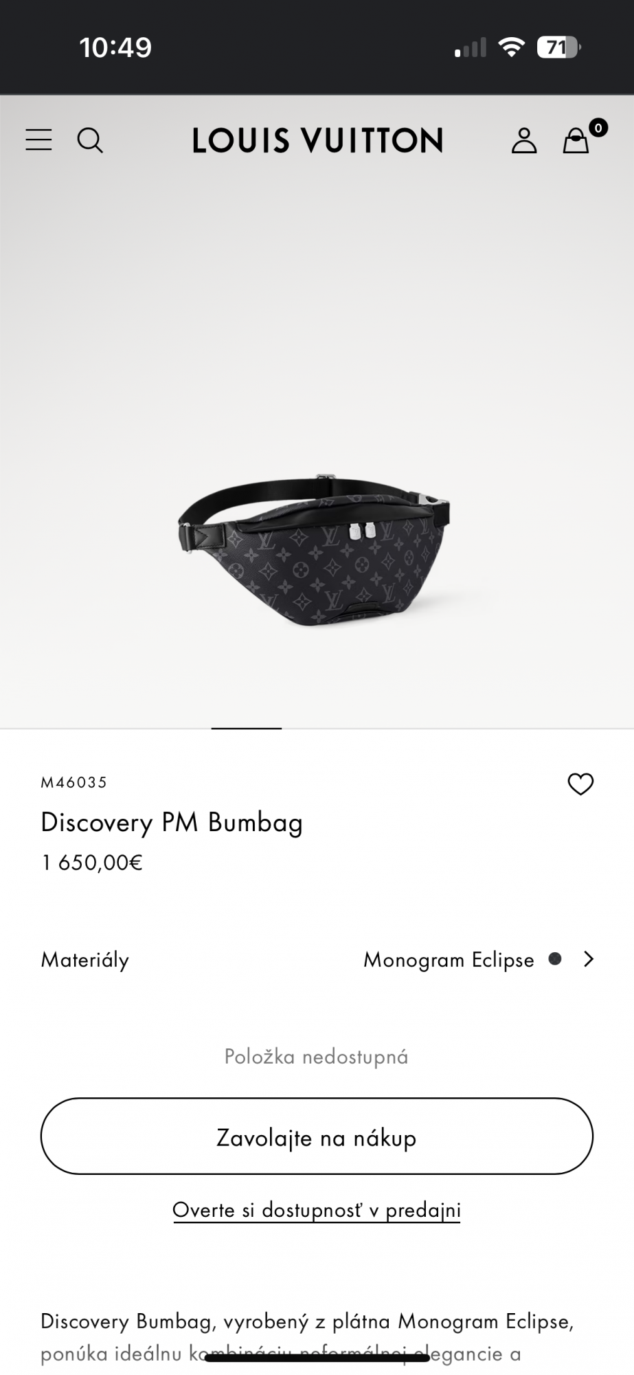 Louis Vuitton bumbag