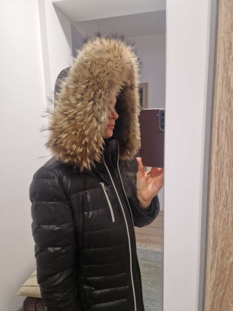 Bunda s pravou kožušinkou