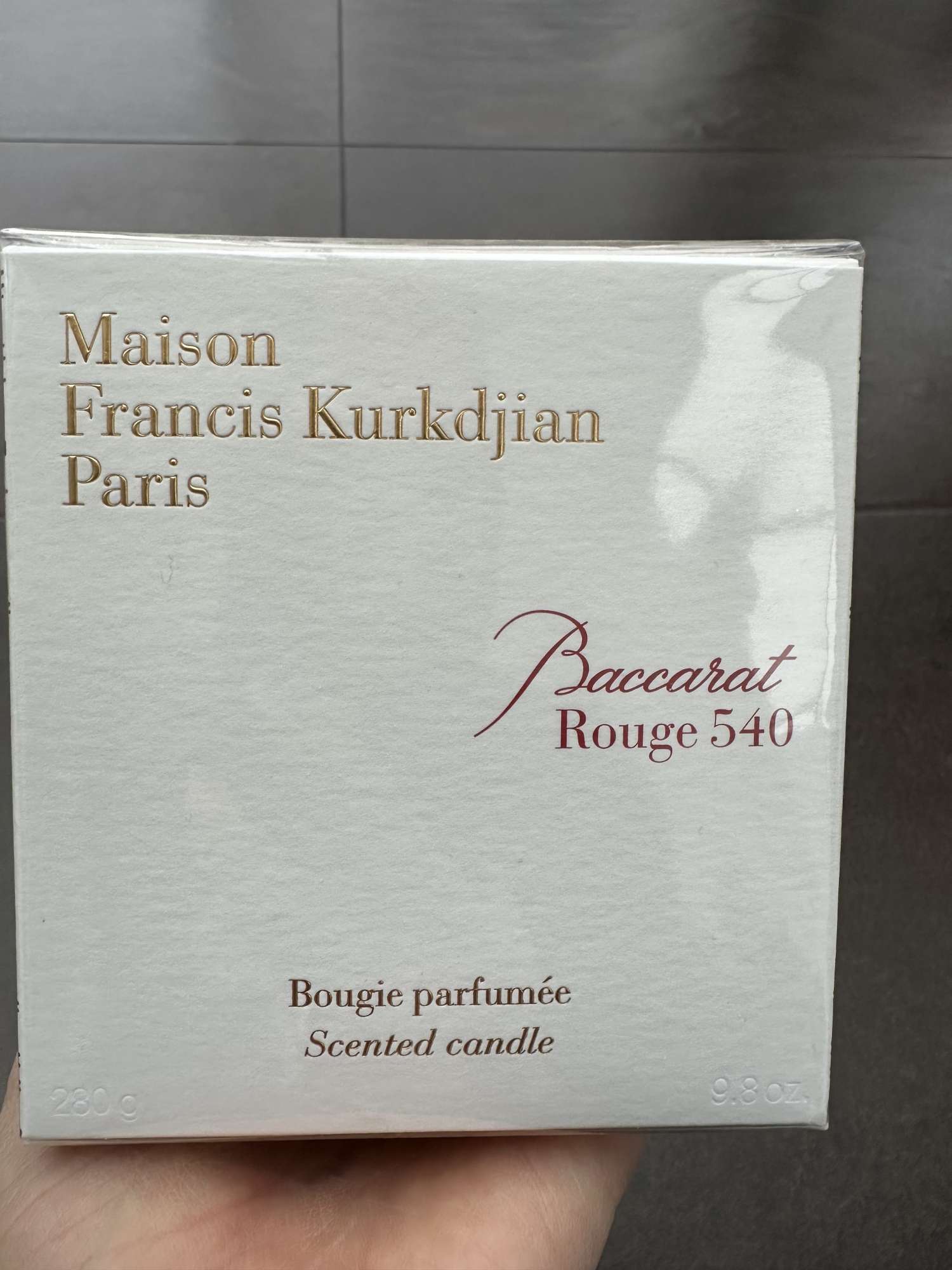 Baccarat Rouge 540 Vonná svíčka