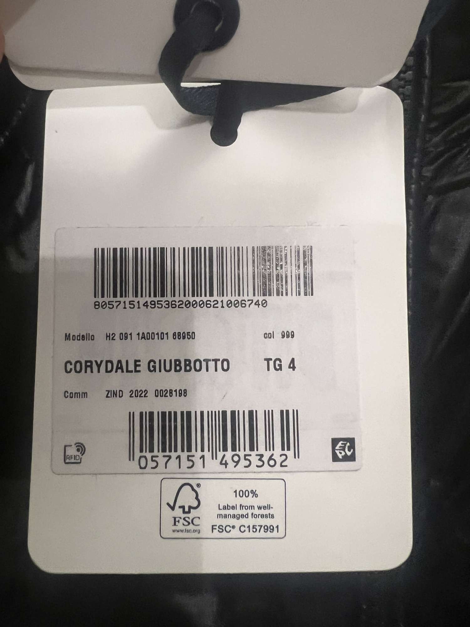 Moncler Corydale bunda veľkosť 4