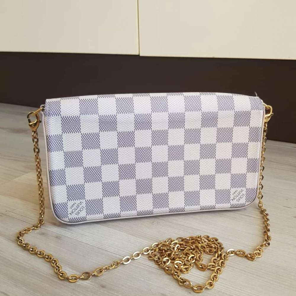 Louis Vuitton Felicie Damier azur