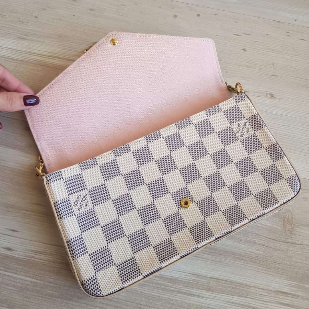 Louis Vuitton Felicie Damier azur