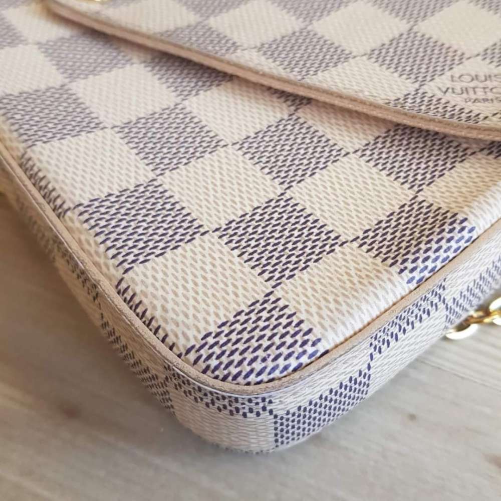 Louis Vuitton Felicie Damier azur
