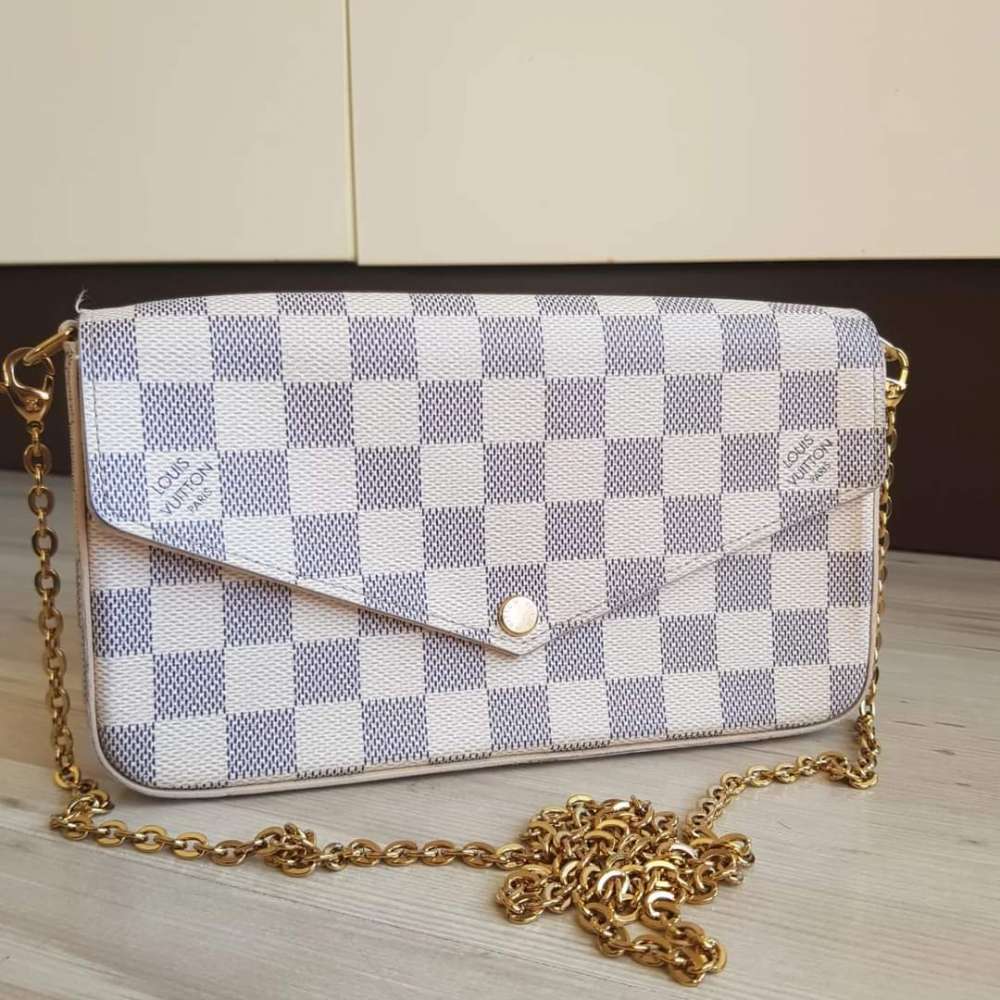 Louis Vuitton Felicie Damier azur