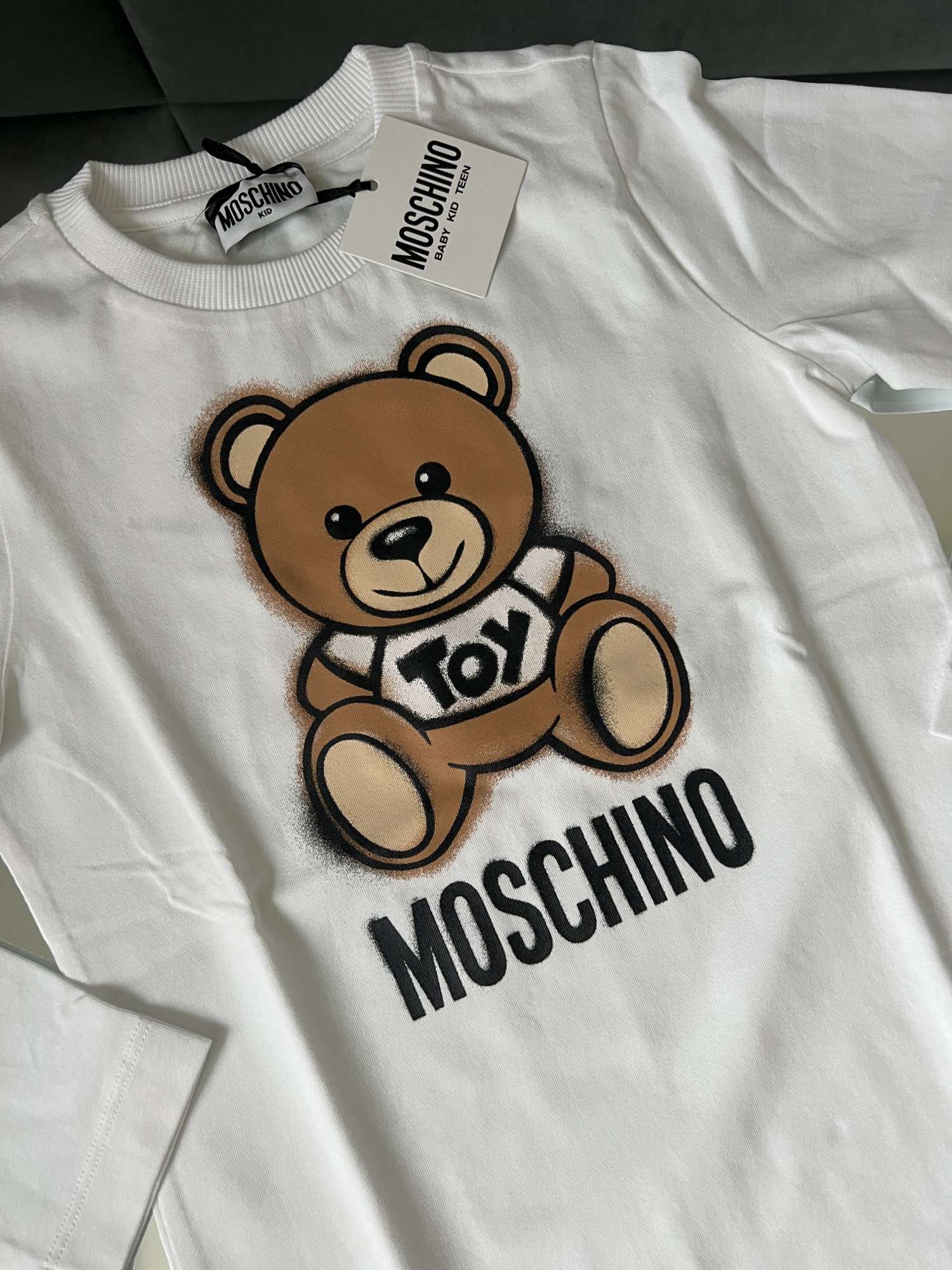 Moschino tricko s dlhym rukavom pre dievcatko