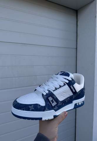 https://vipluxury.sk/Louis Vuitton monogram denim trainer blue white uk 8