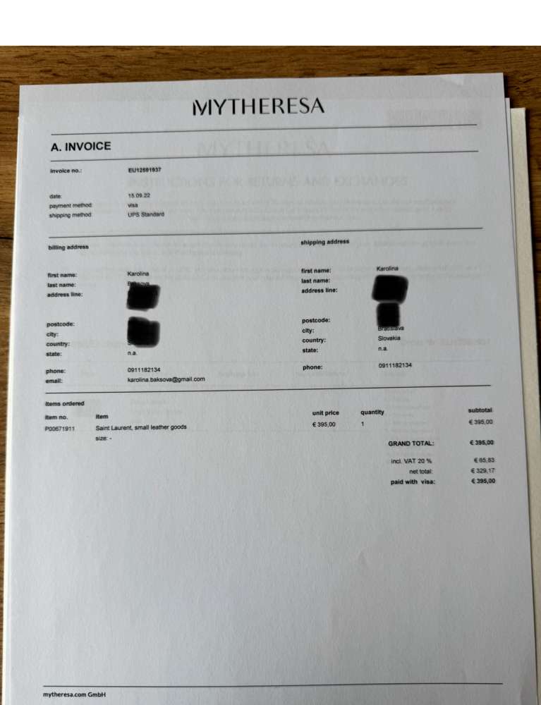 Saint Laurent peňaženka