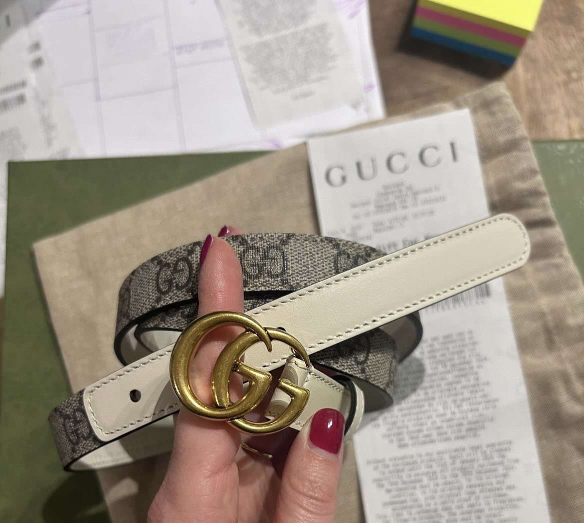 Gucci monogram opasok