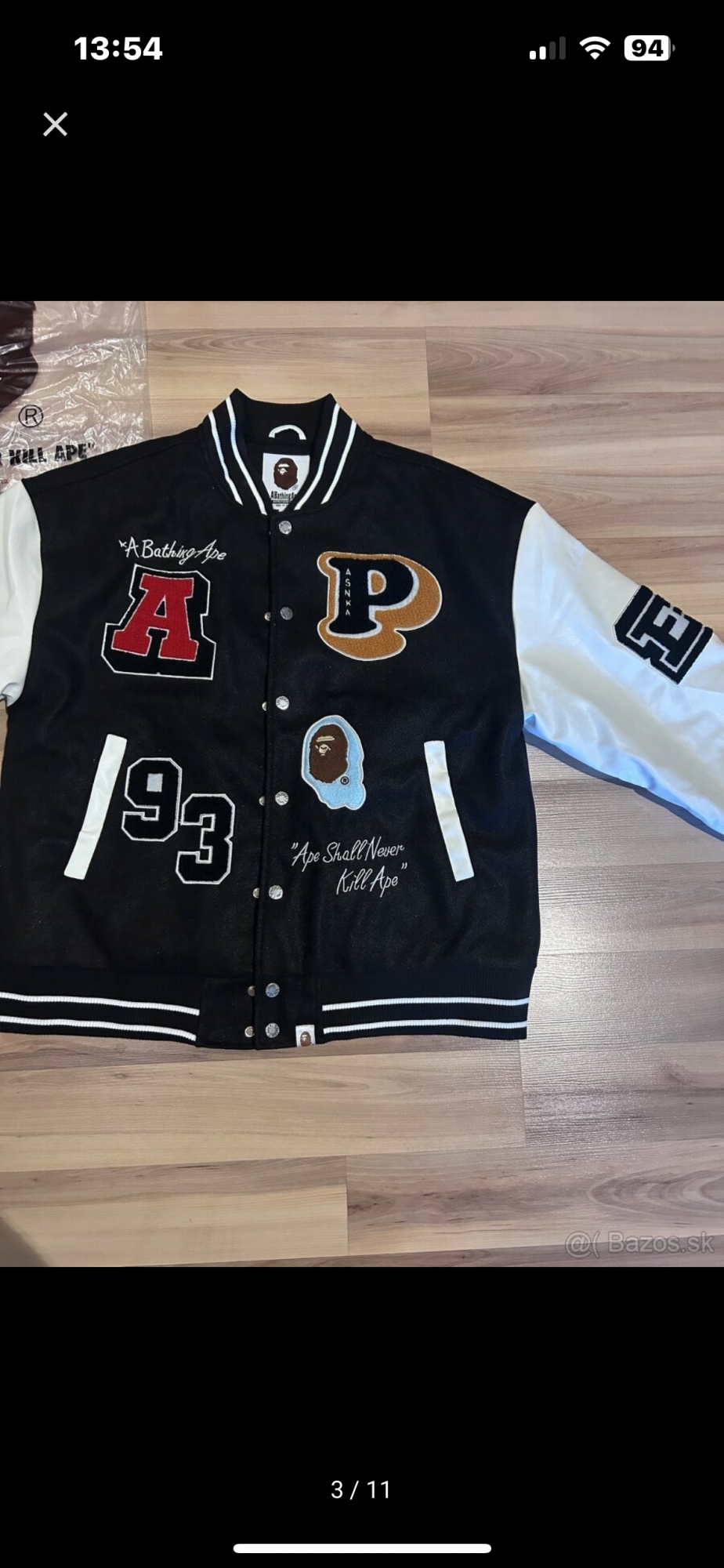 Bape Crazy Patch Varsity bunda