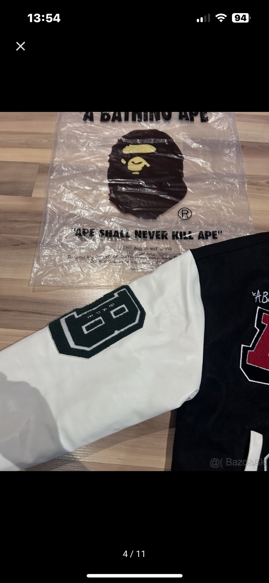 Bape Crazy Patch Varsity bunda