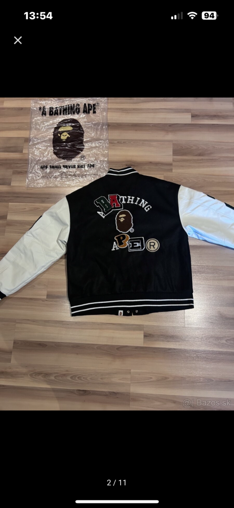 Bape Crazy Patch Varsity bunda