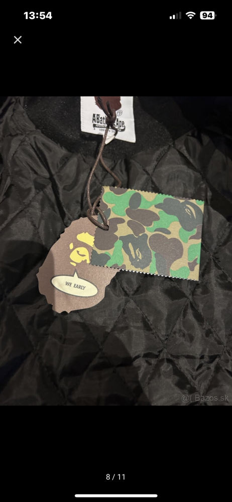 Bape Crazy Patch Varsity bunda