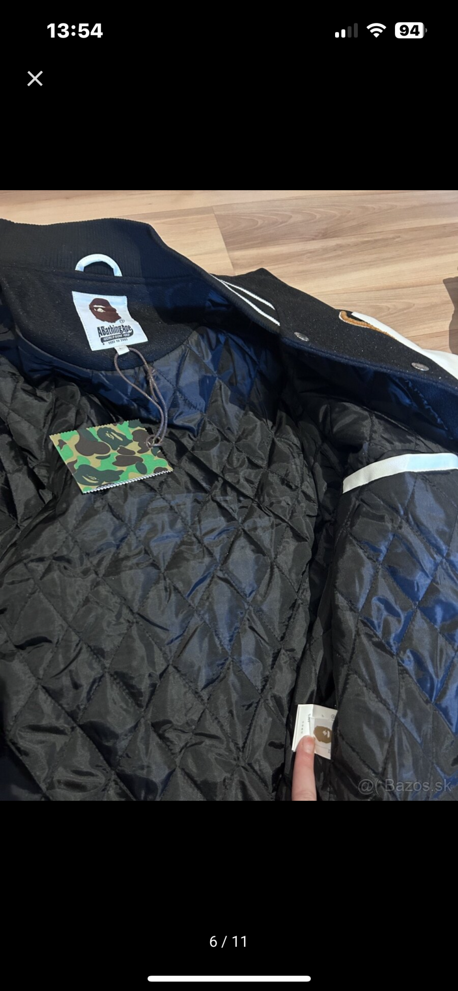 Bape Crazy Patch Varsity bunda