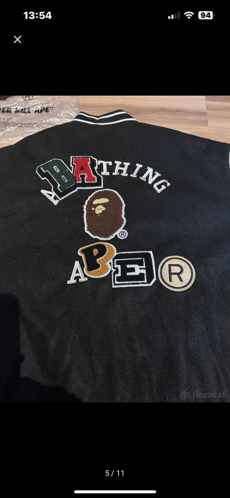 Bape Crazy Patch Varsity bunda