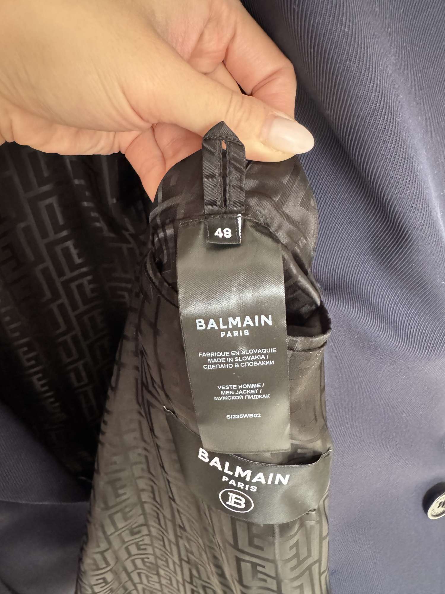 Pánské Balmain sako 48