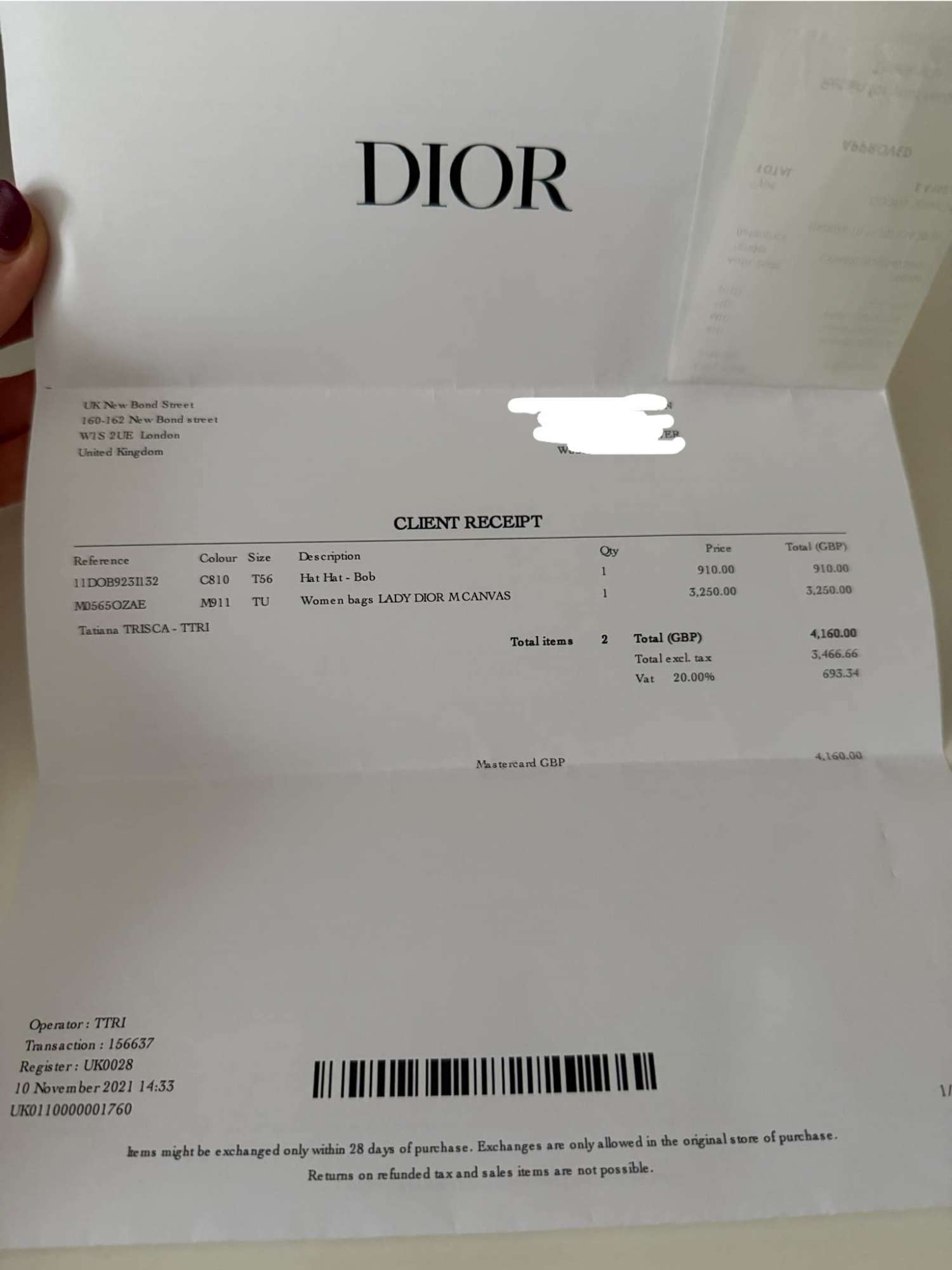 Christian Dior Lady D-Lite