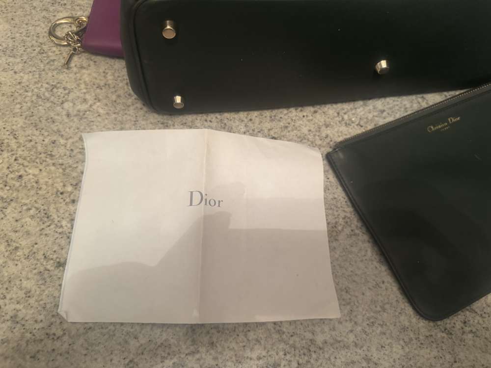 Dior Large Green Smooth Calfskin Diorissimo Bag