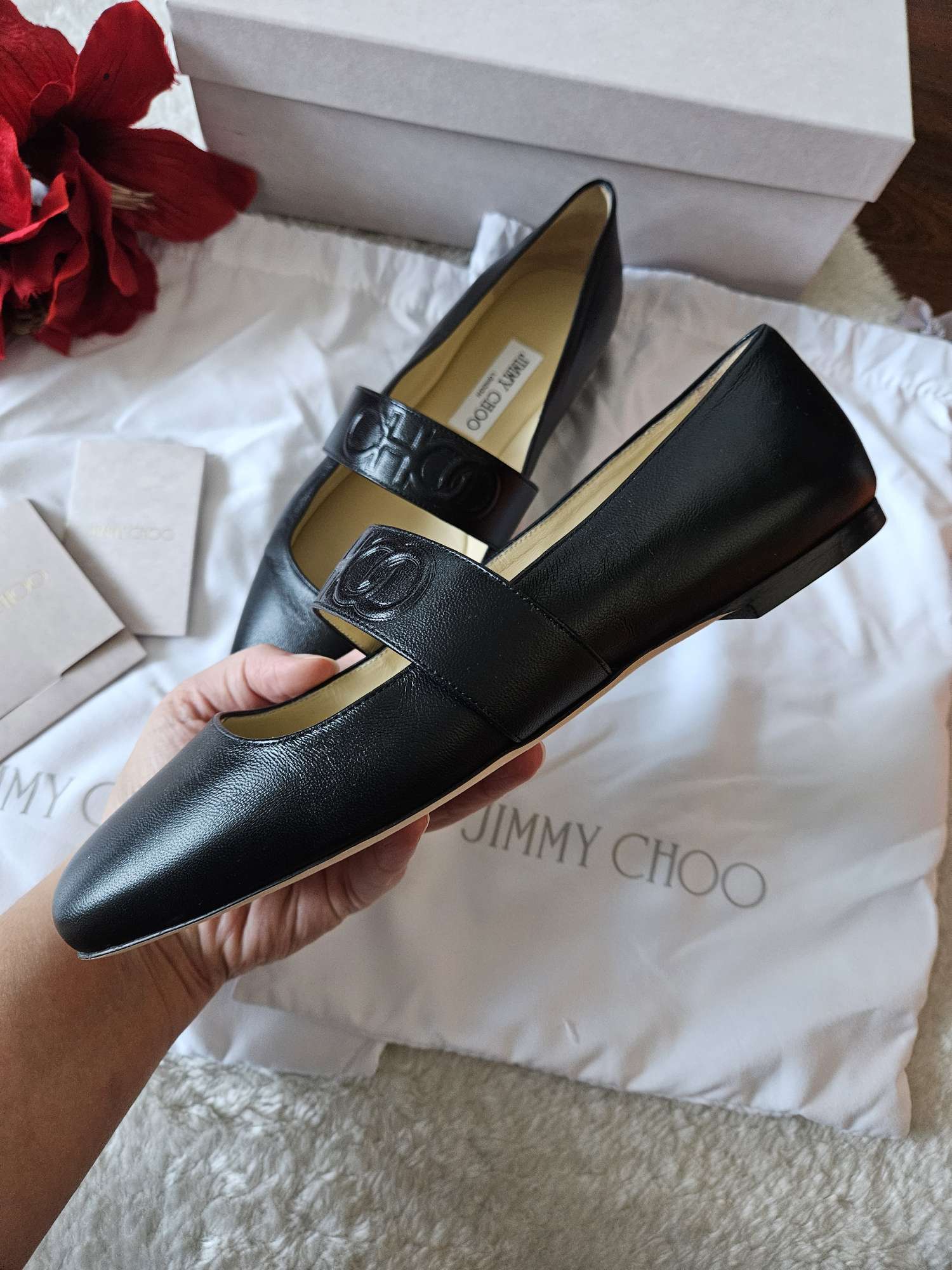 Jimmy Choo "mary jane" topanocky
