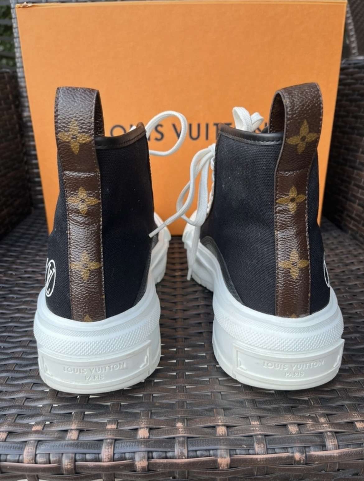 Louis Vuitton cloth trainers