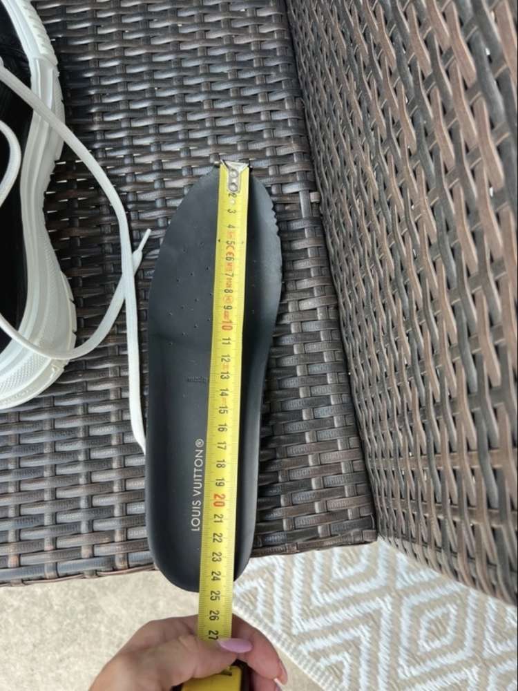 Louis Vuitton cloth trainers