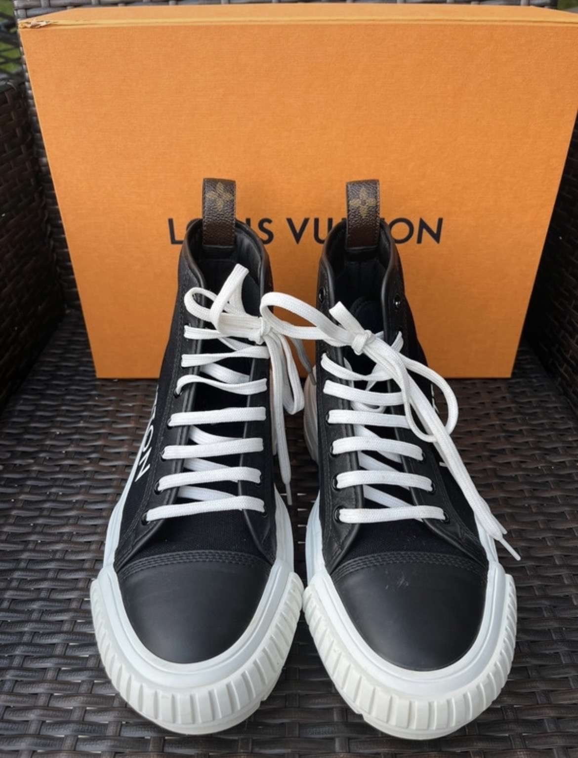 Louis Vuitton cloth trainers
