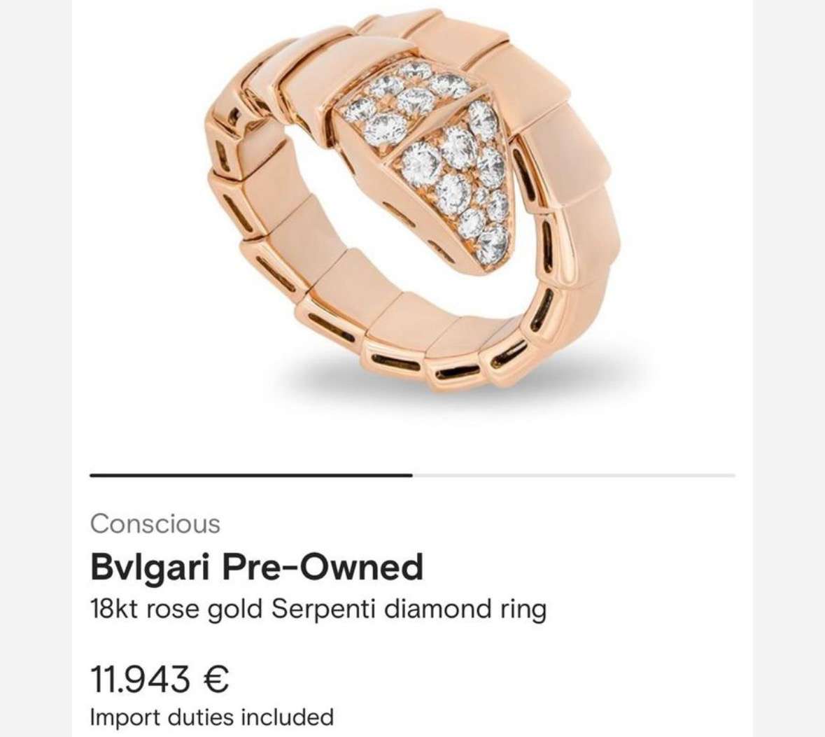 Bvlgari prsten