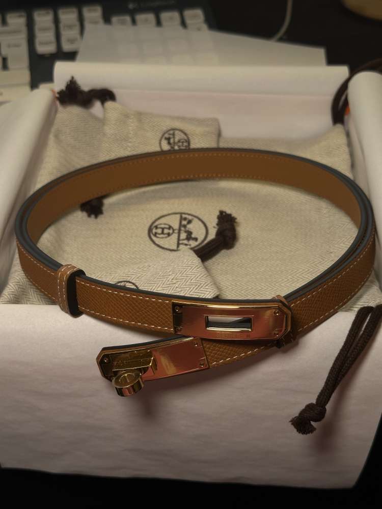 Hermès Kelly Belt GHW veľkosť UNI