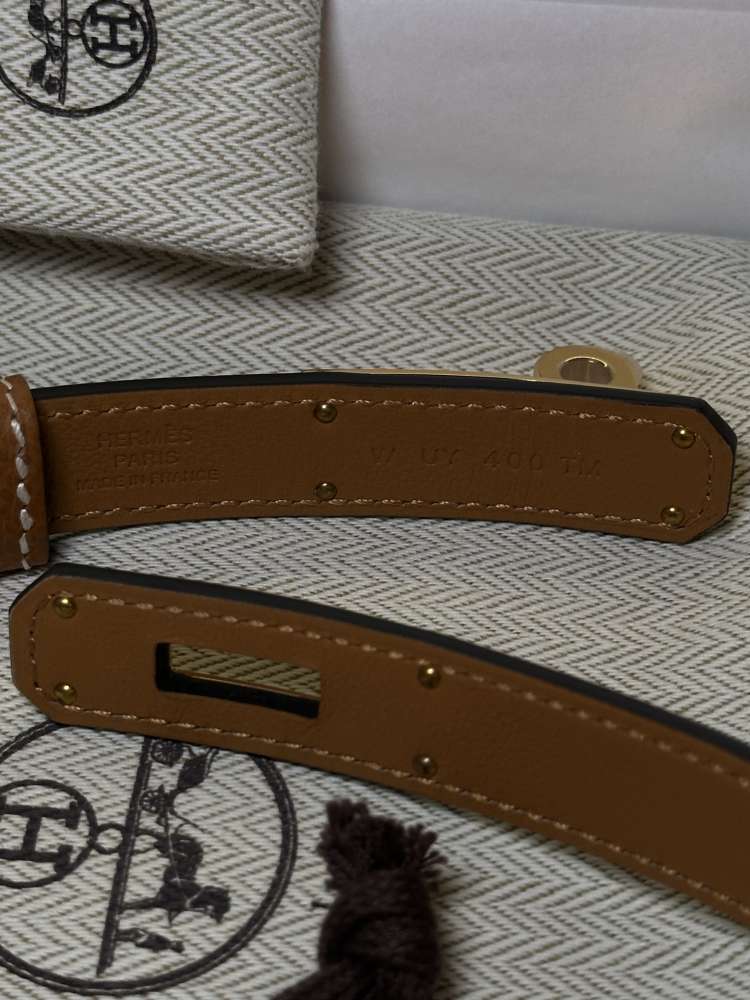 Hermès Kelly Belt GHW veľkosť UNI