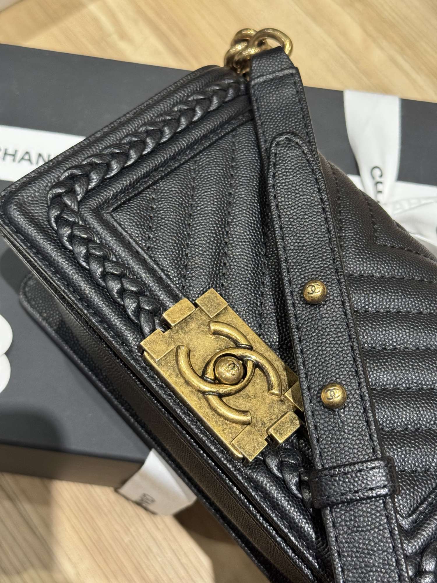 Chanel boy small