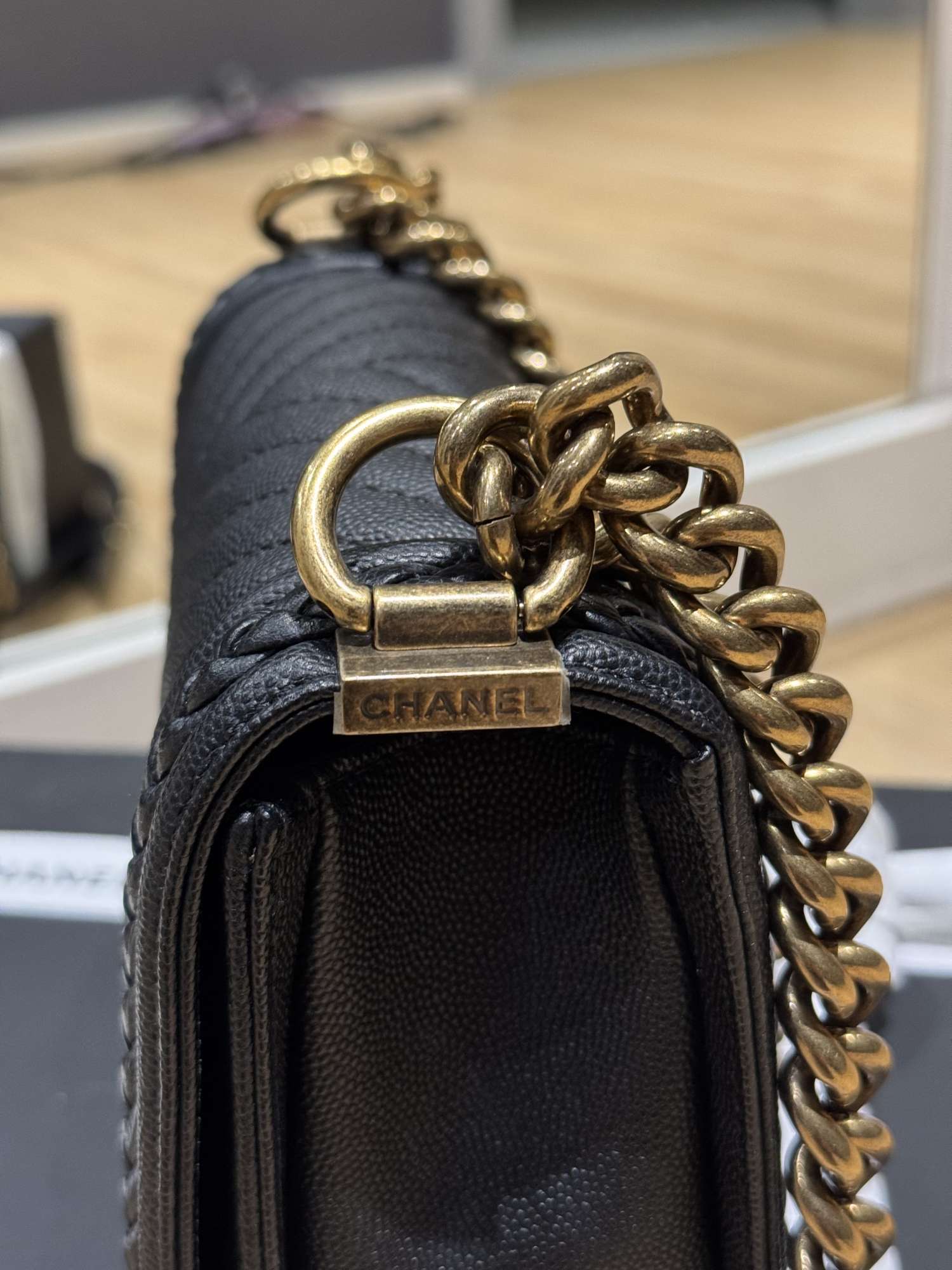 Chanel boy small