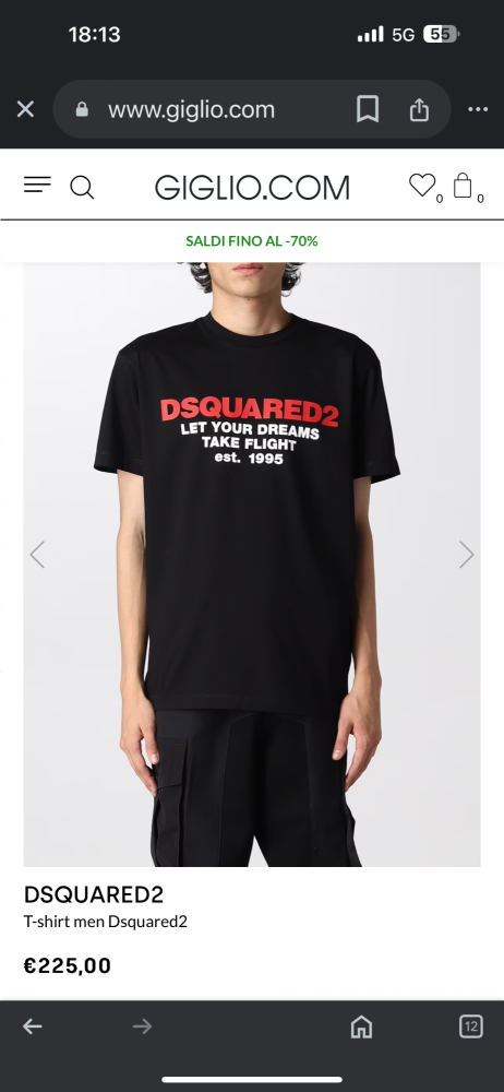 Dsquared2 tričko