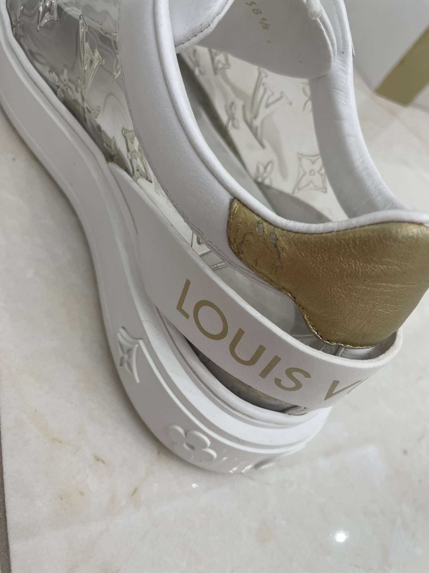 Louis Vuitton Time Out transparent sneaker/tenisky