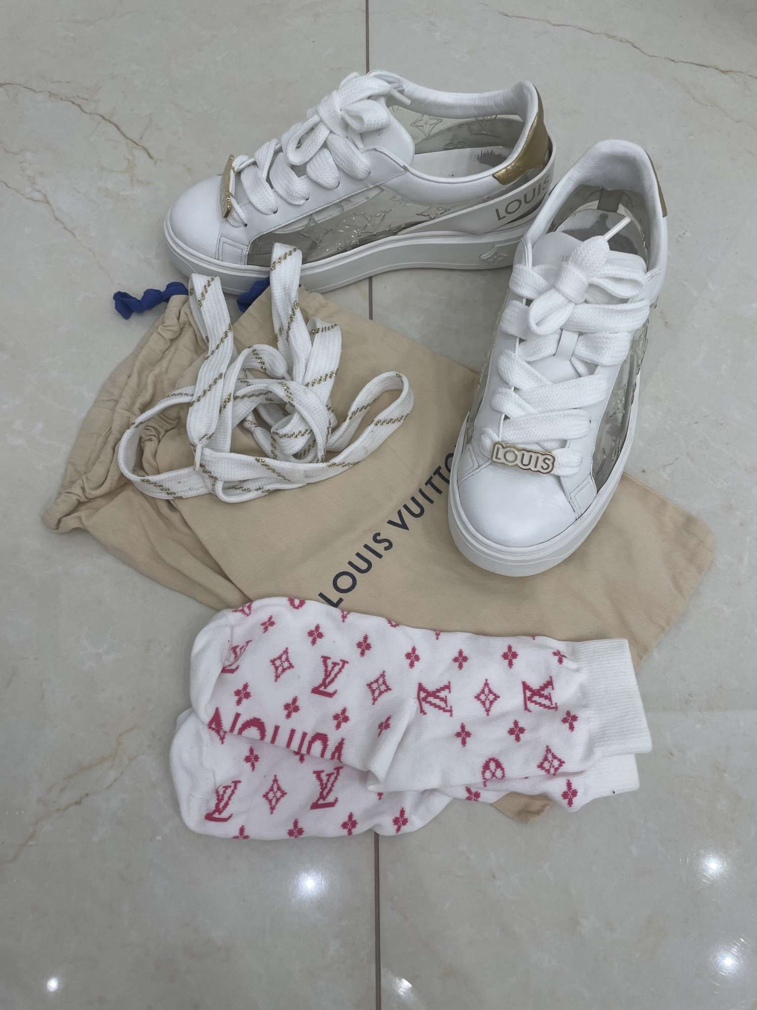 Louis Vuitton Time Out transparent sneaker/tenisky